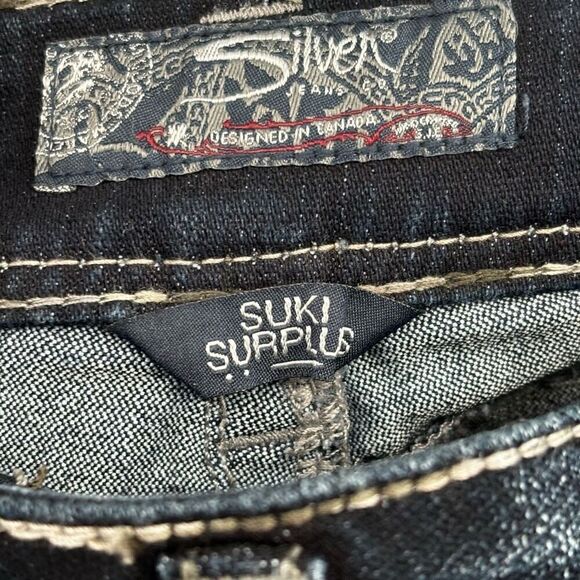 Silver Suki Surplus Flare Bootcut Jeans Size 29/32 - Picture 2 of 12